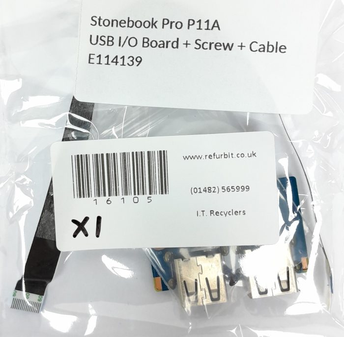 Stonebook Pro P11A USB I/O Board + Screws + Cables E114139 - Image 3