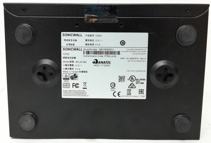 SonicWALL TZ300 APL28-0B4 5-Port Wireless Firewall - Image 3