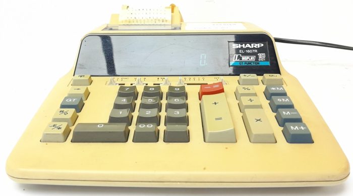 Sharp EL-1607R Electronic Calculator - Image 2