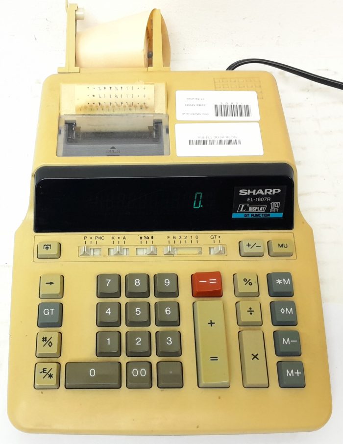 Sharp EL-1607R Electronic Calculator - Image 5