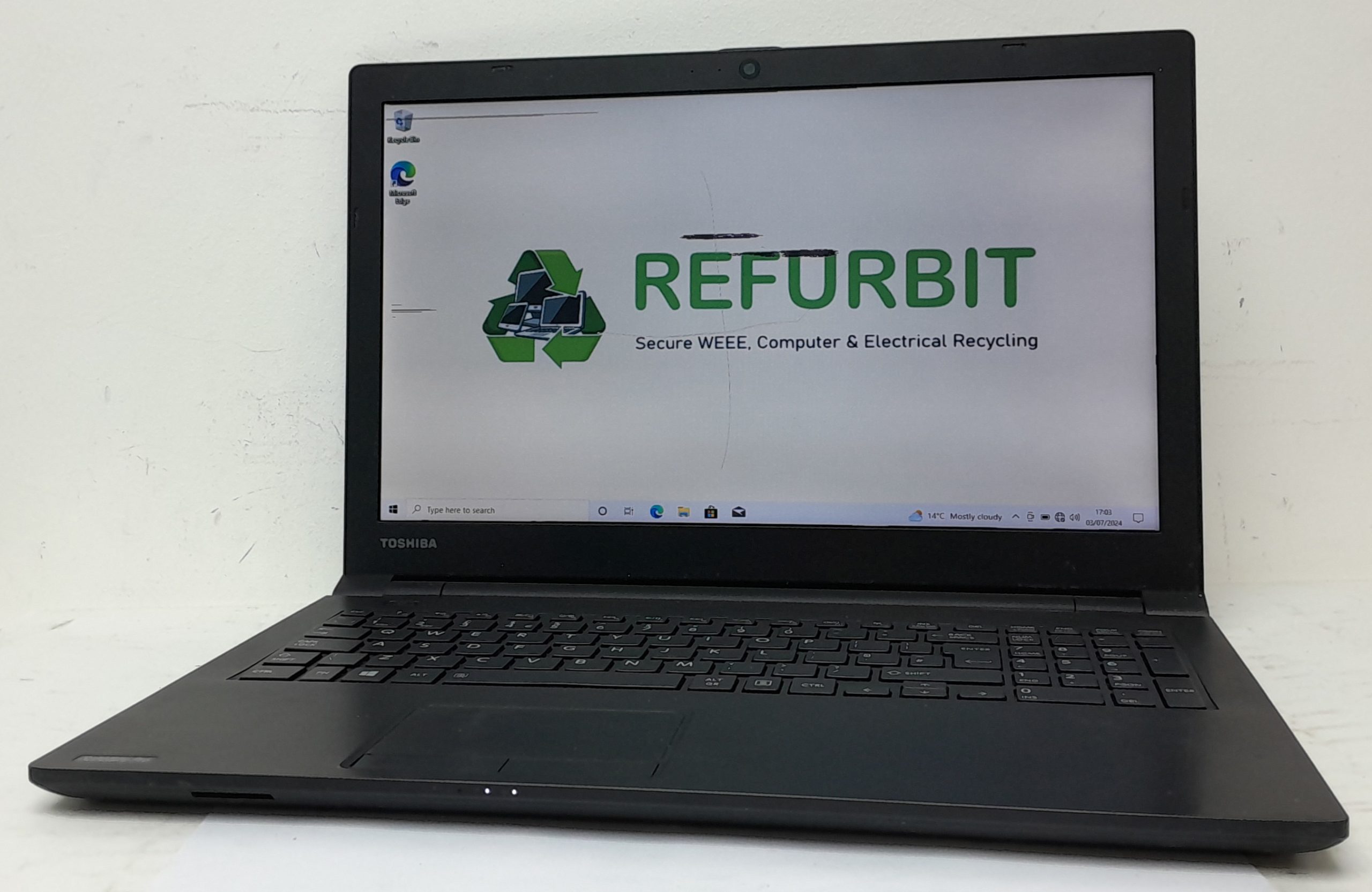 20240703_170317 Toshiba Satellite Pro R50-B-12N - i5-4210U 1.7GHz - 4GB RAM - 15.6" - 500GB HDD - Windows 10 Pro - Image 1