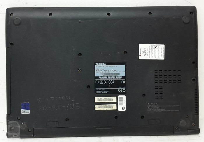 Toshiba Satellite Pro R50-B-12N - i5-4210U 1.7GHz - 4GB RAM - 15.6" - 500GB HDD - Windows 10 Pro - Image 5