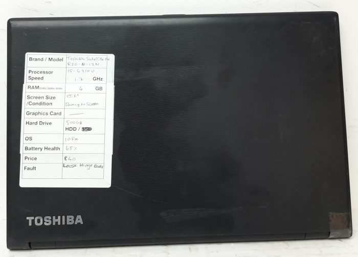 Toshiba Satellite Pro R50-B-12N - i5-4210U 1.7GHz - 4GB RAM - 15.6" - 500GB HDD - Windows 10 Pro - Image 4