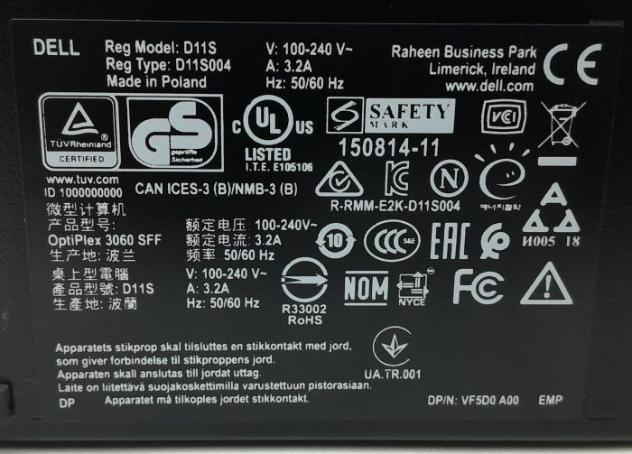 Dell OptiPlex 3060 SFF Computer i3-8100 3.60Ghz 4GB RAM 128GB SSD Windows 11 Pro - Image 4