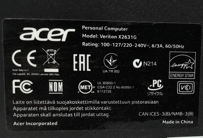 Acer Veriton 2631 SFF i3-4150 3.50Ghz 4GB RAM 500GB HDD Windows 10 Pro - Image 4