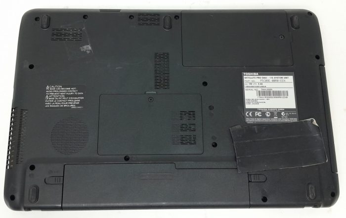 Toshiba Satellite Pro C650-17G - Celeron 900 2.2GHz - 2GB RAM - 15.6" - 250GB HDD - Windows 10 Pro - Image 5