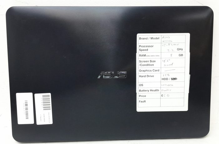 Asus X555L - i5-5200U 2.2GHz - 8GB RAM - 15.6" - 1TB HDD - Windows 10 Home - Image 4
