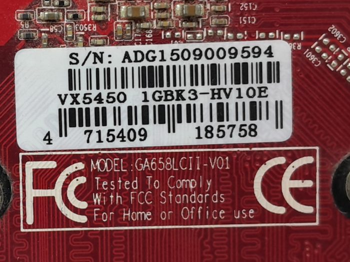 AMD VX5450 1GBK3-HV10E HDMI DVI VGA Graphics Card - Image 3
