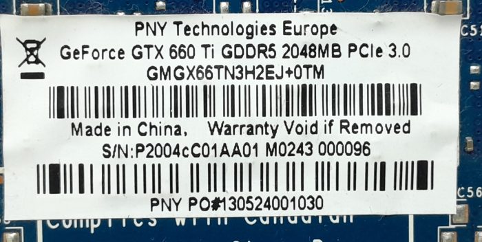 PNY GTX 660 Ti 2048MB HDMI DVI Graphics Card - Image 3