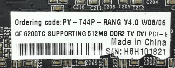 GF 6200TC 512MB DDR2 TV DVI PCI-E Card - Image 3