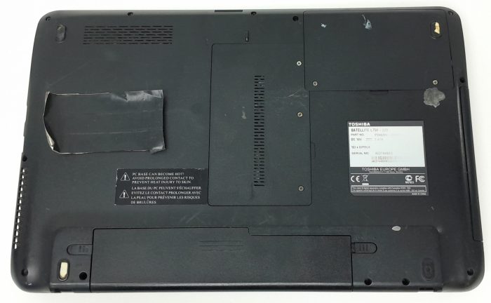 Toshiba Satellite L750-22X - i3-M380 2.53GHz - 6GB RAM - 15.6" - 640GB HDD - Windows 10 Pro - Image 5
