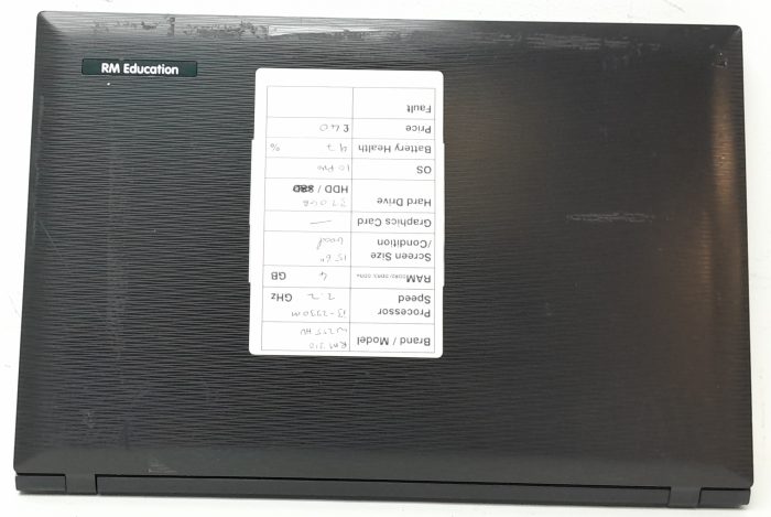 RM Education RM310 W255HU - i3-2330M 2.2GHz - 4GB Ram - 15.6" - 320GB HDD - Windows 10 Pro - Image 4