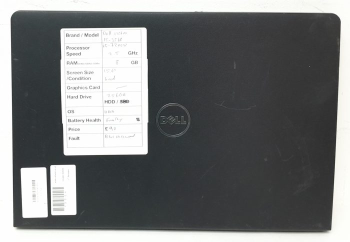 Dell Vostro 15-3568 - i5-7200U 2.5GHz - 8GB Ram - 15.6" - 256GB HDD - Windows 11 Pro - Image 4