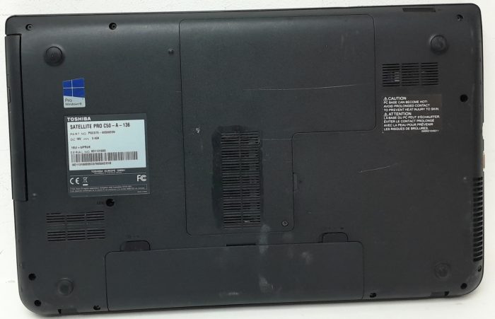 Toshiba Satellite Pro C50-A-136 - i3-3120M 2.5GHz - 4GB RAM - 15.6" - 500GB HDD - Windows 10 Pro - Image 5