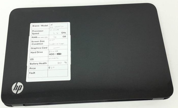HP G6-2205sa - i3-3110M 2.4GHz - 4GB RAM - 15.6" - 320GB HDD - Windows 10 Home - Image 4