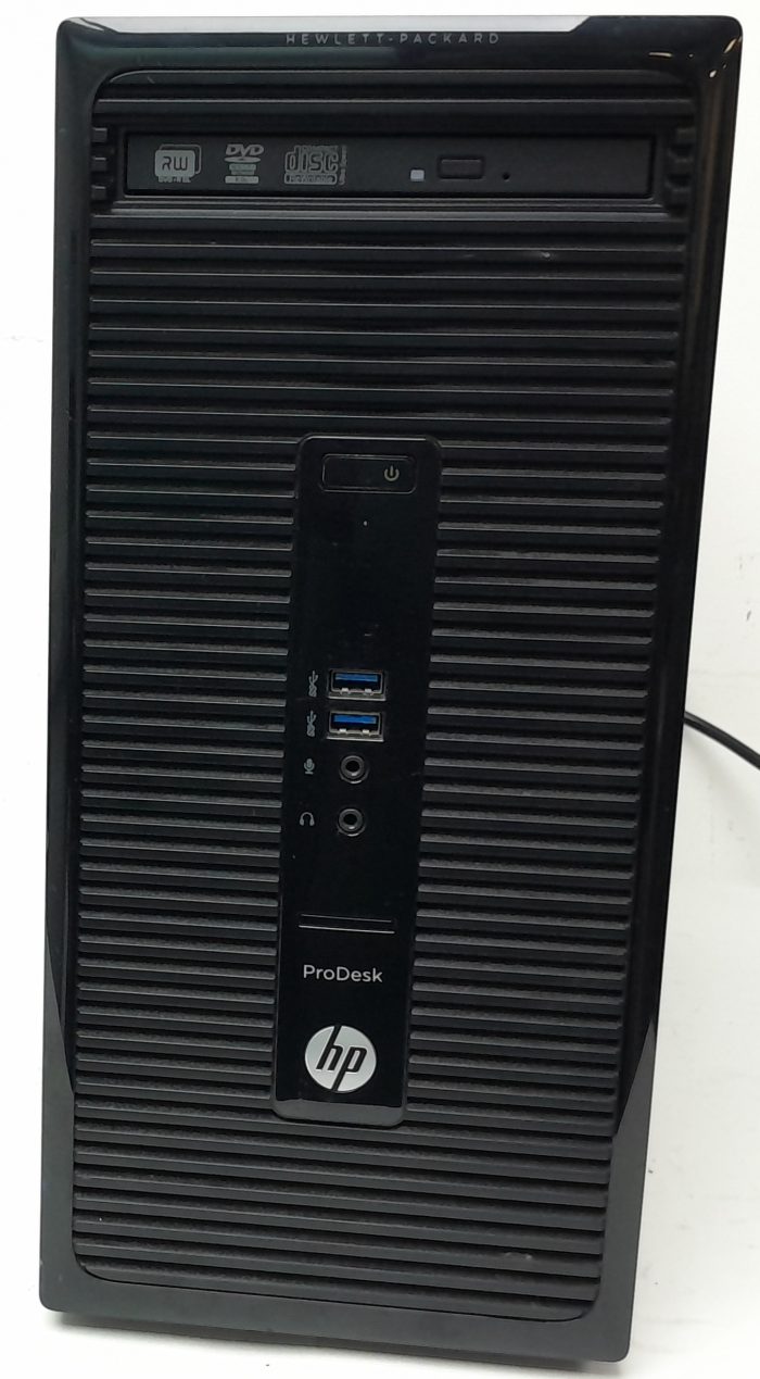 HP ProDesk 400 G2 - Tower - i5-4590S 3GHz  - 8GB RAM - 500GB HDD - Windows 10 - Image 2