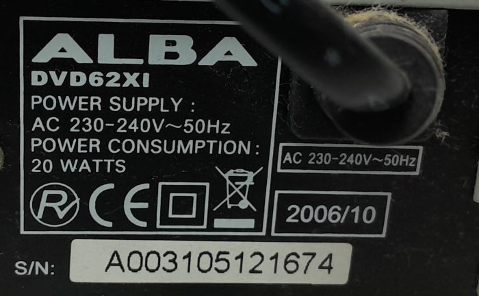Alba DVD62XI DVD Player - Image 3