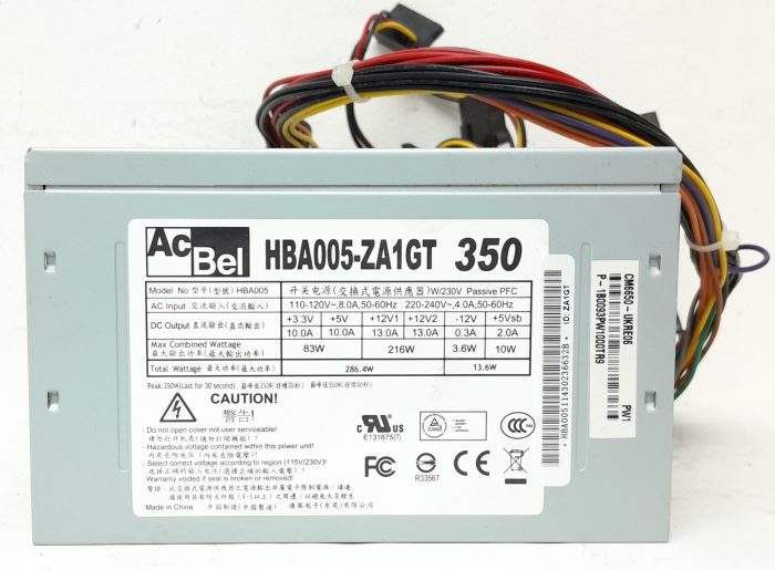 AC Bel HBA005-ZA1GT 350W Power Supply Unit - Image 2
