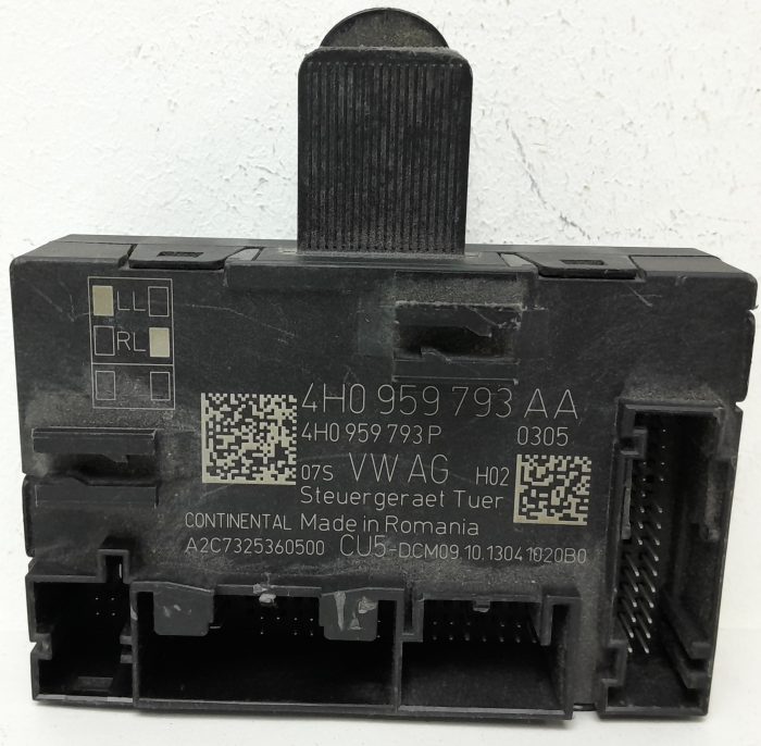Audi 4H0959793E A8 4H D4 Front NS Left Door Control Unit Module ECU - Image 3