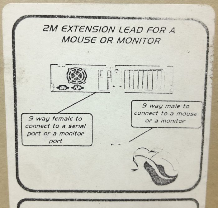 Job Lot x3 RSD Connections CL88 2M 9 Way Extension Lead Cable For Mouse or Monitor - Image 3