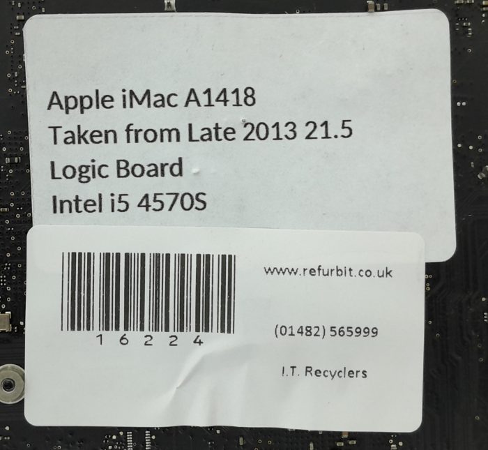 Apple A1418 Logic Board Intel i5-4570S - Image 3