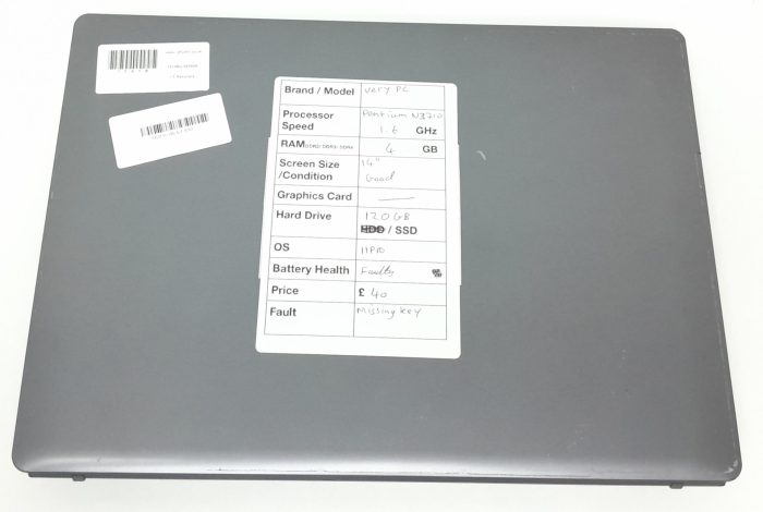 Cleevo Very PC N240LU - Pentium N3710 1.6GHz - 4GB Ram - 14" - 120GB SSD - Windows 11 Pro - Image 4