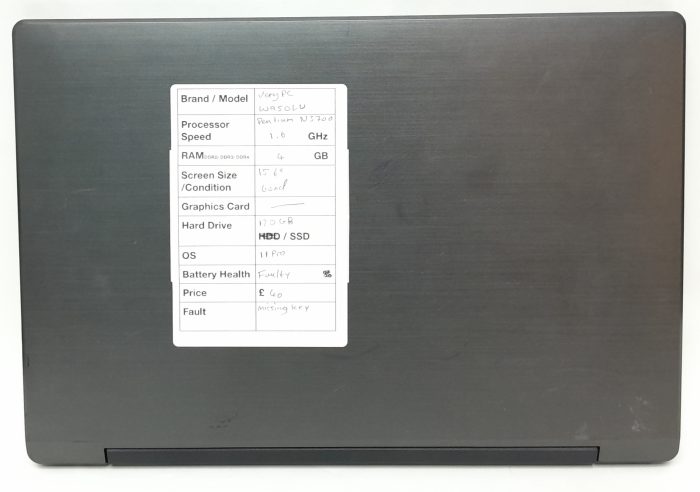 Cleevo Very PC W950LU - Pentium N3700 1.6GHz - 4GB Ram - 15.6" - 120GB SSD - Windows 11 Pro - Image 4