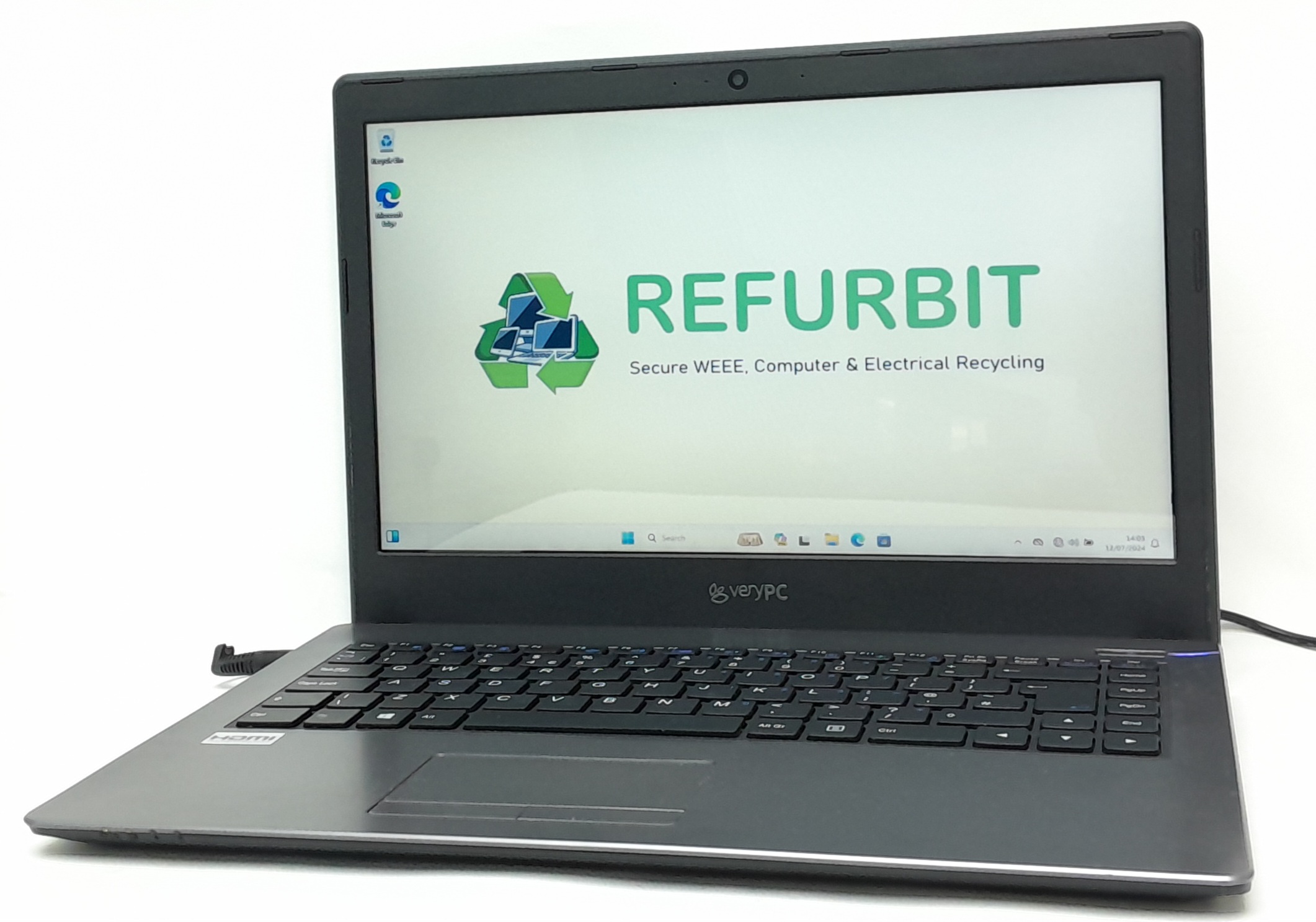 20240712_140352 Cleevo Very PC N240LU - Pentium N3710 1.6GHz - 4GB Ram - 14" - 120GB SSD - Windows 11 Home - Image 1