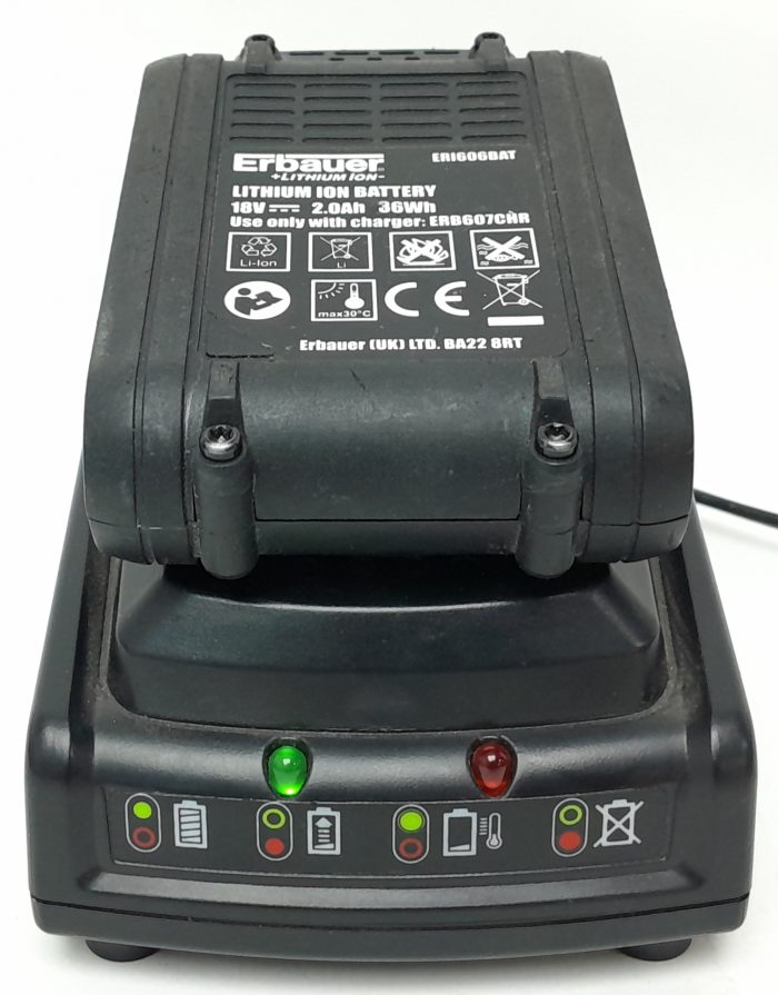 Erbauer ERB607CHR Battery Charger + x6 Batteries - Image 2