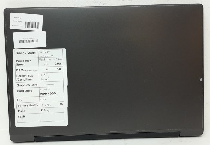 Cleevo VeryPC W950LU - Pentium N3700 1.6GHz - 4GB Ram - 15.6" - 120GB SSD - Windows 11 Pro - Image 4
