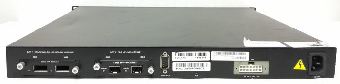 Dell PowerConnect 6248 48 Port Gigabit Ethernet Switch With 2x Uplink Modules & 2x Fibre Module - Image 5