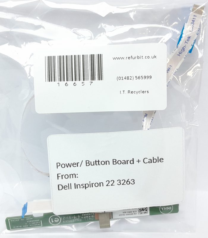 Dell Inspiron 22 3263 Power/ Button Board + Cables - Image 3