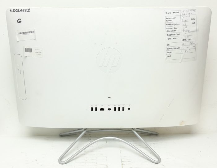 HP 24-e035na - i3-7100 2.4GHz - 16GB Ram - 24" - 128GB SSD - Windows 11 Pro - Image 6