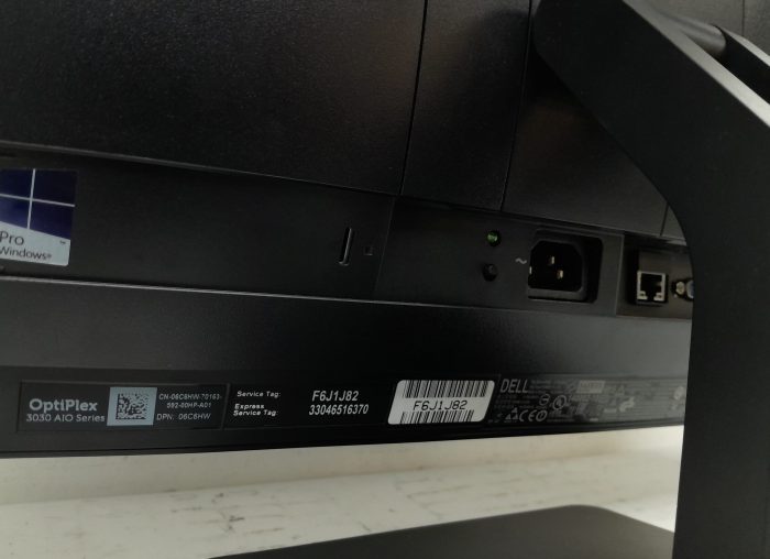 Dell OptiPlex 3030 AIO Series - Core i5-4590S 3GHz - 4GB Ram - 19.5" - 500GB HDD - Windows 10 Pro - Image 4