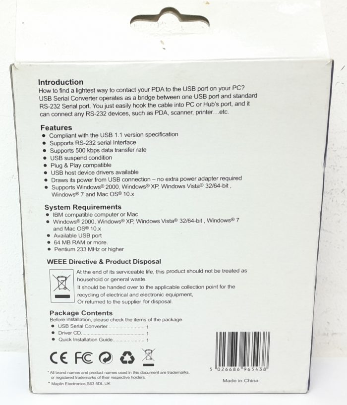 Maplin Electronics USB Serial Converter - Image 3