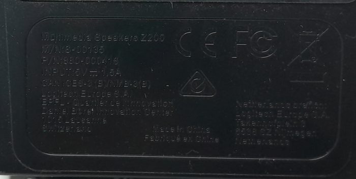 Logitech S-00135 Z200 Multimedia Speakers - Image 3