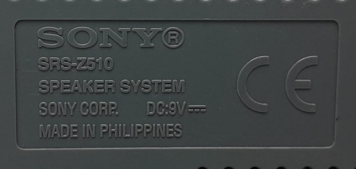 Sony SRS-Z510 Desktop Speakers (Pair) - Image 3