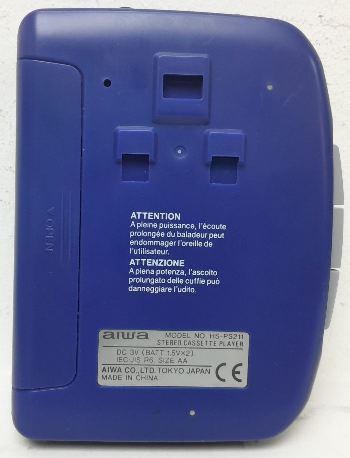 Aiwa HS-PS211 Stereo Cassette Player Walkman - Image 3