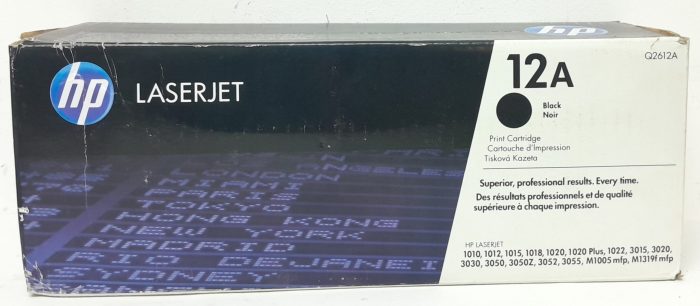 Genuine HP LaserJet 12A Q2612A Black Toner Cartridge - Image 2