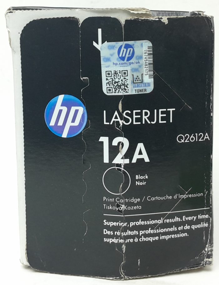 Genuine HP LaserJet 12A Q2612A Black Toner Cartridge - Image 4