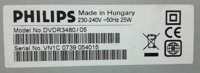 Philips DVDR3480/05 DVD Player - Image 3