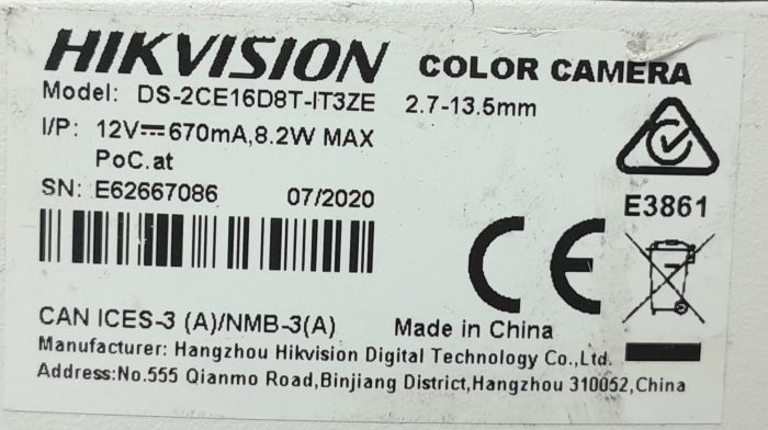 Hikvision DS-2CE16D8T-IT3ZE 2.7-13.5mm Color CCTV Camera - Image 3