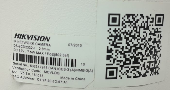 Hikvision DS-2CD2332-I CCTV IR Network Camera - Image 3