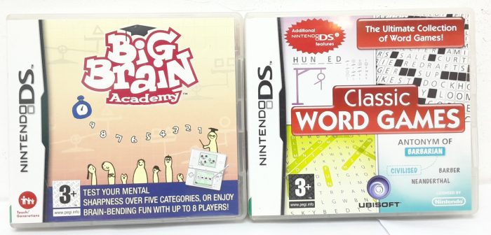 Job Lot x3 Nintendo Games - 1x Classic Word Games & 2x Big Brain Academy - Image 2