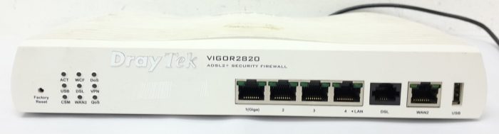 Draytek Vigor2820 Annex A ADSL2+ Security Firewall - Image 2
