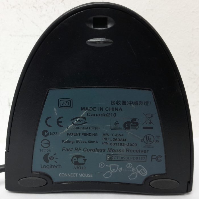 Logitech Canada210 Fast RF Cordless Mouse Receiver - Image 3