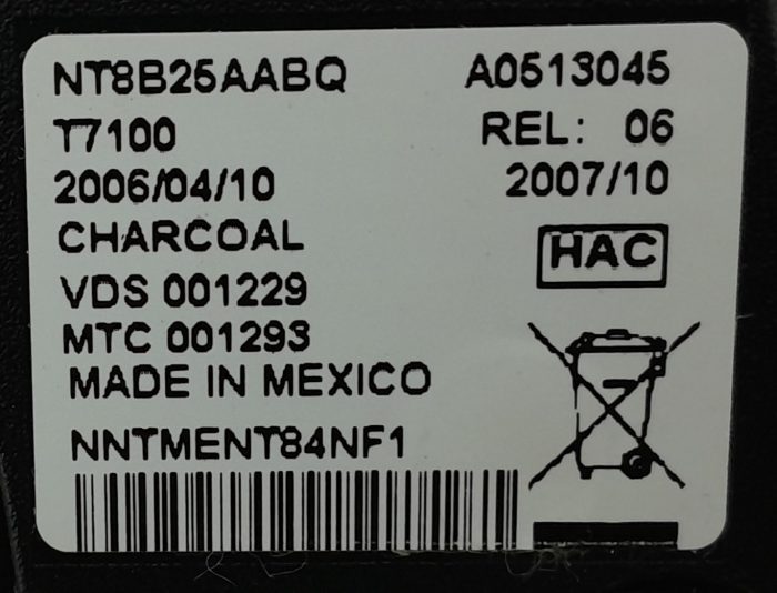BT NT8B25AABQ (T7100) Charcoal Telephone - Image 3