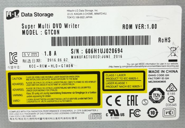 H.L Storage GTC0N Super Multi DVD Writer - Image 3