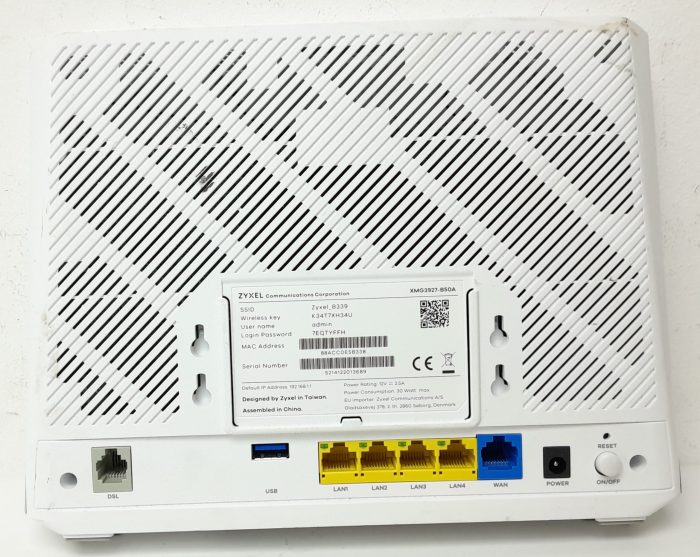 Zyxel XMG3927-B50A XDSL Modem Router - Image 4
