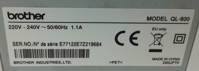 Brother QL-800 Label Printer - Image 3
